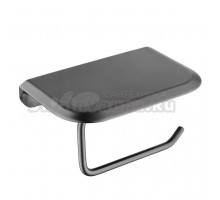 Держатель для туалетной бумаги Abber Nord AA1530NG с полкой для телефона, никель