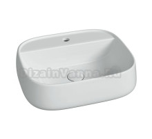 Раковина подвесная Ceramicanova Fonte с отверстием под смеситель, 500x425x145, белый, CN5051