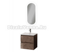 Мебель для ванной комнаты Teymi Laina 50 темный дуб