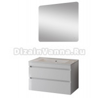 Мебель для ванной комнаты Teymi Laina 80 матовая белая