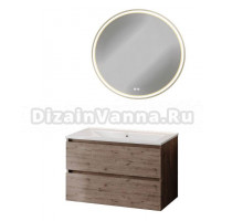 Мебель для ванной комнаты Teymi Laina 80 темный дуб