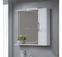 Зеркало-шкаф Alavann Monaco 80x75 R с подсветкой