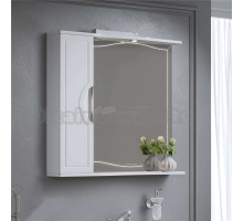 Зеркало-шкаф Alavann Monaco 80x75 L с подсветкой