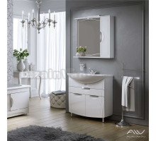 Мебель для ванной комнаты Alavann Monaco 80 R напольная, белая