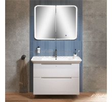 Мебель для ванной комнаты Alavann Berta 105 подвесная, белая