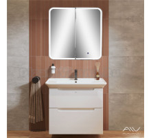 Мебель для ванной комнаты Alavann Berta 85 подвесная, белая
