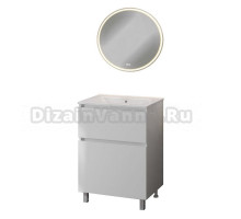 Мебель для ванной комнаты Teymi Laina 60 напольная, матовая белая