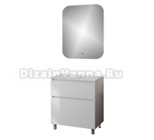 Мебель для ванной комнаты Teymi Laina 75 напольная, матовая белая