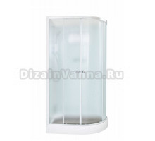 Душевая кабина DTO D D102L профиль хром, стекло матовое