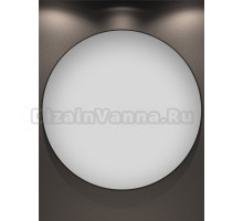 Зеркало круглое Wellsee 7 Rays’ Spectrum 95 матовое черное