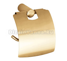 Держатель для туалетной бумаги Bemeta Auria 171112012 матововое золото-шампань