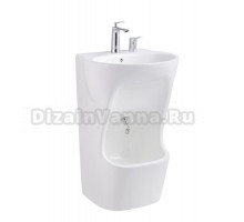 Комплект 2 в 1 SantiLine SL-4030 глянцевый белый, для омовения