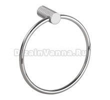 Держатель для полотенец Bemeta Brilia 177204060 полированное серебро, кольцо
