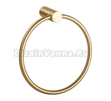 Держатель для полотенец Bemeta Zyra 174204060 матовое золото-шампань, кольцо