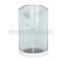 Душевая кабина DTO D D08 профиль хром, стекло матовое