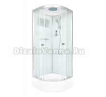 Душевая кабина DTO D D278S профиль хром, стекло матовое