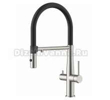 Смеситель для кухни AVS PureRiver 811-170-BN брашированный никель