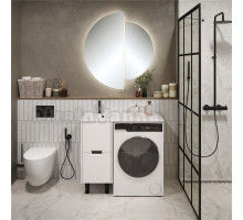 Мебель для ванной комнаты 1MarKa Maid 38Н(100) L под стиральную машину, белая