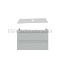 Тумба под раковину со столешницей Allen Brau Fantasy 2.0 100 матовый папирус, столешница бежевая