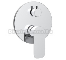 Встраиваемый смеситель для душа и ванны AVS Basic 811-704-CR С ВНУТРЕННЕЙ ЧАСТЬЮ, хром