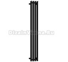 Полотенцесушитель электрический Сунержа Кантата 4.0 31-0886-1259 120x20 см, подключение слева, скрытое подключение слева, матовый черный, I-образный