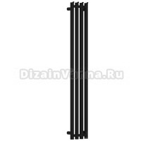 Полотенцесушитель электрический Сунержа Кантата 4.0 31-0885-1259 120x20 см, подключение справа, скрытое подключение справа, матовый черный, I-образный