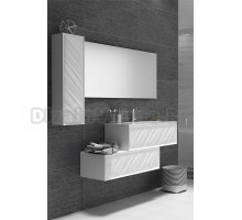 Мебель для ванной комнаты 1MarKa Glace 100П белый глянец