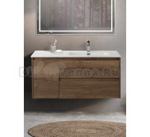 Тумба с раковиной BelBagno Kraft R, 100 2 ящика, дверца, rovere tabacco
