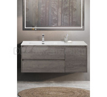 Тумба с раковиной BelBagno Kraft L, 120 2 ящика, дверца, cemento grigio
