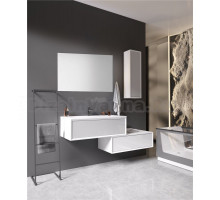 Мебель для ванной комнаты 1MarKa Milacco 100П белый глянец