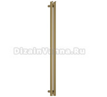 Полотенцесушитель электрический Сунержа Нюанс 4.0 32-0881-1253 120x10 см, подключение справа, скрытое подключение справа, золотой шелк, I-образный