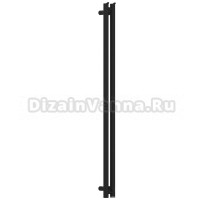 Полотенцесушитель электрический Сунержа Нюанс 4.0 15-0881-1253 120x10 см, подключение справа, скрытое подключение справа, темный титан муар, I-образный