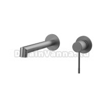 Смеситель для раковины AVS Seeme 811-302-GM С ВНУТРЕННЕЙ ЧАСТЬЮ, оружейная сталь