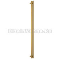 Полотенцесушитель электрический Сунержа Нюанс 4.0 03-0881-1553 150x10 см, подключение справа, скрытое подключение справа, золото, I-образный