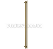 Полотенцесушитель электрический Сунержа Нюанс 4.0 32-0881-1553 150x10 см, подключение справа, скрытое подключение справа, золотой шелк, I-образный