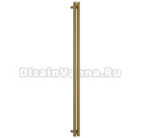 Полотенцесушитель электрический Сунержа Нюанс 4.0 051-0881-1553 150x10 см, подключение справа, скрытое подключение справа, состаренная латунь, I-образный