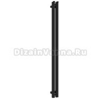 Полотенцесушитель электрический Сунержа Фьорд 4.0 31-0855-1250 120x10 см, подключение справа, скрытое подключение справа, матовый черный, I-образный