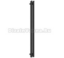 Полотенцесушитель электрический Сунержа Фьорд 4.0 15-0855-1250 120x10 см, подключение справа, скрытое подключение справа, темный титан муар, I-образный