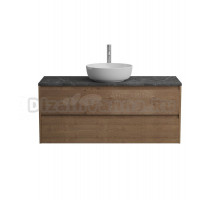 Тумба с раковиной BelBagno Kraft 120 со столешницей, 2 ящика, rrovere tabacco