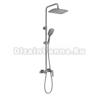 Душевая система / Тропический душ со смесителем Maretti Torino-GR TR21RYN323, графит