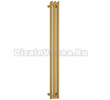 Полотенцесушитель электрический Сунержа Терция 4.0 03-0884-1206 120x15 см, подключение слева, скрытое подключение слева, золото, I-образный