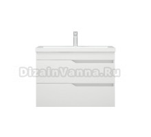 Тумба под раковину без столешницы Corozo Теона Z2 80 подвесная, белая