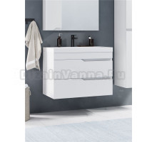 Тумба с раковиной Corozo Теона Z2 80 подвесная, белая