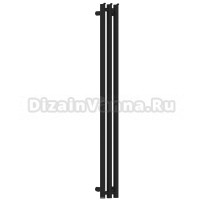 Полотенцесушитель электрический Сунержа Терция 4.0 15-0884-1206 120x15 см, подключение слева, скрытое подключение слева, темный титан муар, I-образный