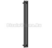 Полотенцесушитель электрический Сунержа Терция 4.0 15-0883-1206 120x15 см, подключение справа, скрытое подключение справа, темный титан муар, I-образный