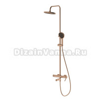 Душевая система со смесителем Германия DQ  Bonn DA1703733 браш.роз.золото