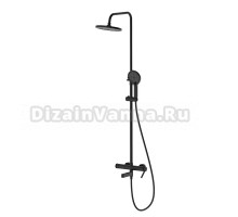 Душевая система со смесителем Германия DQ  Bonn DA1703705 черный
