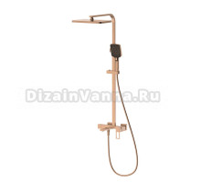 Душевая система со смесителем Германия DQ  Dortmund DA1713733 браш.роз.золото
