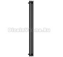 Полотенцесушитель электрический Сунержа Терция 4.0 31-0884-1506 150x15 см, подключение слева, скрытое подключение слева, матовый черный, I-образный