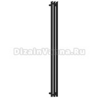 Полотенцесушитель электрический Сунержа Терция 4.0 15-0884-1506 150x15 см, подключение слева, скрытое подключение слева, темный титан муар, I-образный